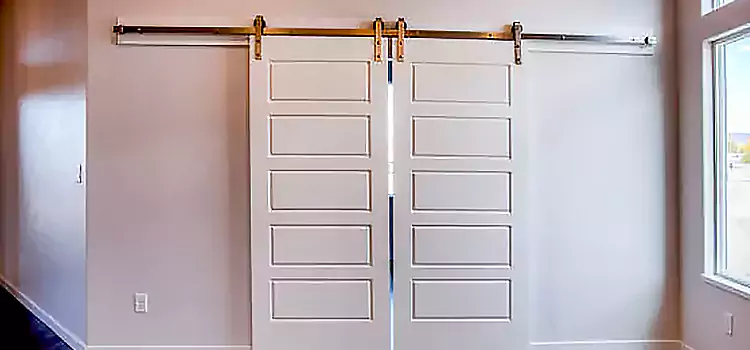 Glass Barn Door with Installation Hardware Kit Garfield Heights